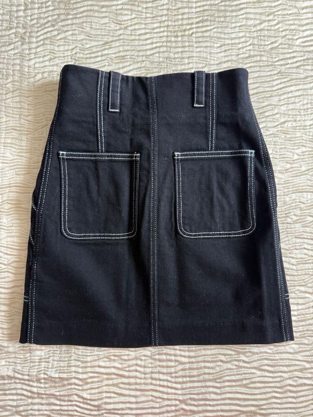 Falda mini Sandro negra talla 34