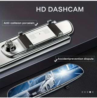 Espejo Retrovisor Coche Doble Cámara Delantera y T