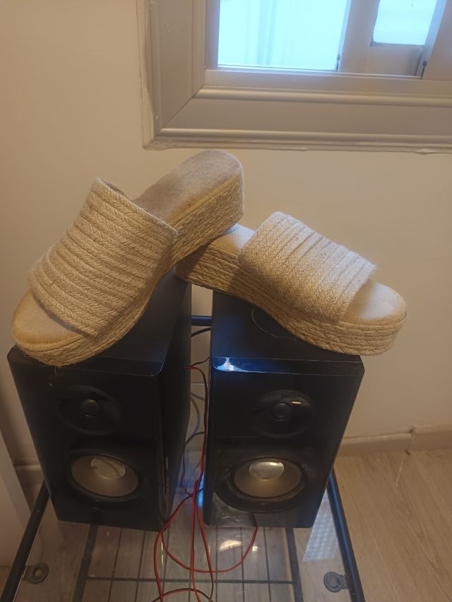 Sandalias esparto T.40