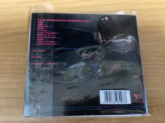 CD Lenny Kravitz Blue Electric Light FIRMADO
