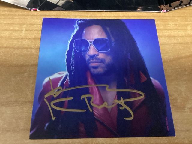 CD Lenny Kravitz Blue Electric Light FIRMADO
