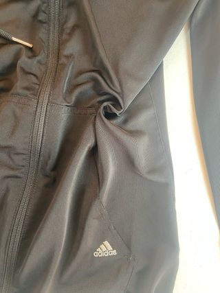 Chaqueta Adidas Talla S Negra Reflectante