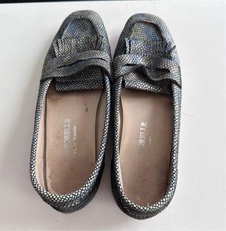Mocasines TEMPORELLE plateados