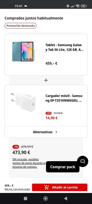 Samsung Galaxy Tab S6 Lite 128GB
