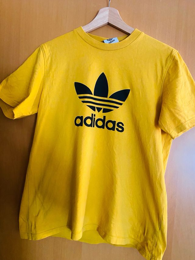 Camiseta Adidas Amarilla Talla S