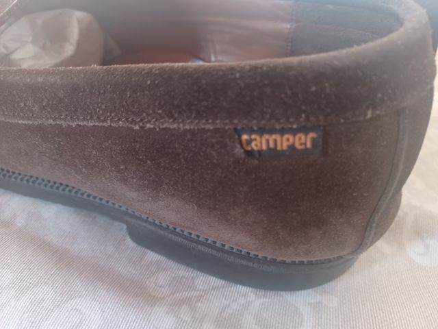 Zapato Camper ante marrón