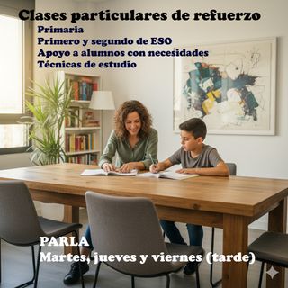 Clases particulares de apoyo-Primaria y ESO-PARLA