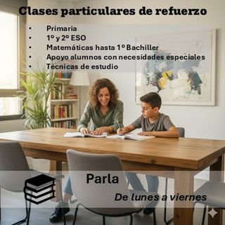 Clases particulares Primaria, ESO, Bachiller-PARLA