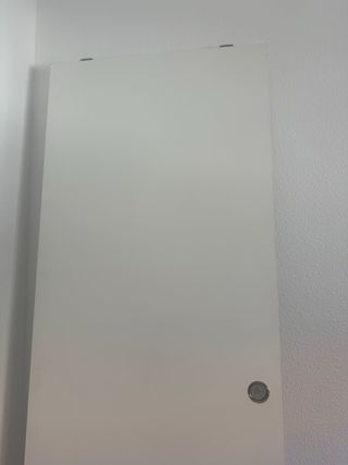 Puerta corredera madera maciza con riel