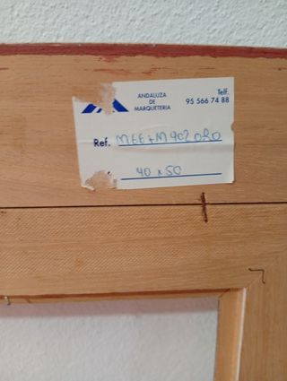Marco de madera para cuadros