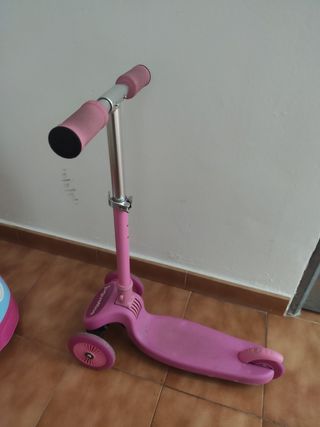 Patinete infantil 3 ruedas rosa