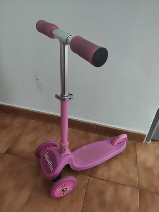 Patinete infantil 3 ruedas rosa