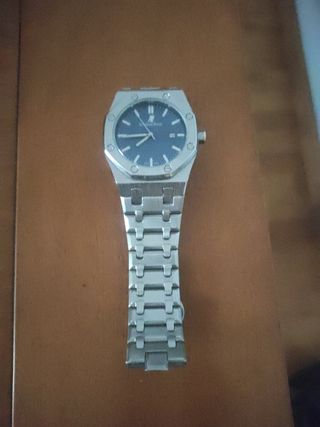  Reloj Azul y Plateado