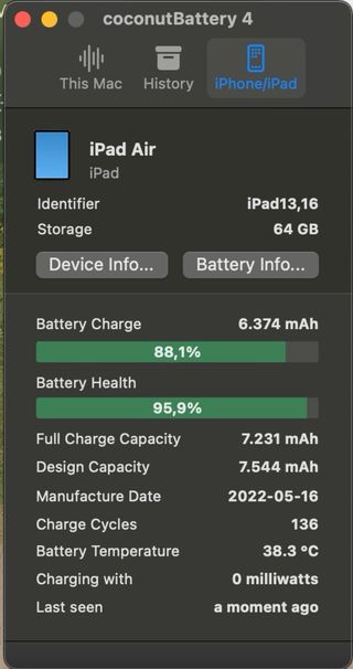 95% iPad Air M1