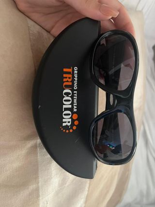 Gafas de sol negras con imán