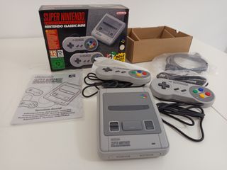 Console Super Nintendo Classic Mini SNES grigia
