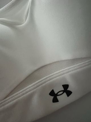 Sujetador deportivo Under Armour blanco
