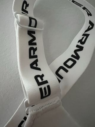 Sujetador deportivo Under Armour blanco