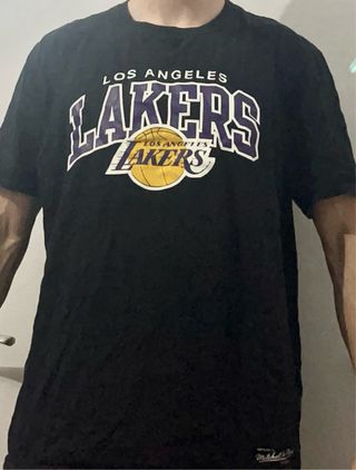 Camiseta LA Lakers Negra