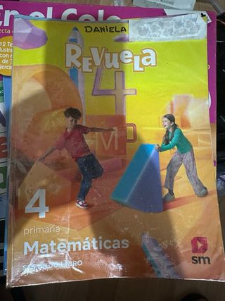 libros 1,2y3 trimestre matemáticas 4 de primaria 