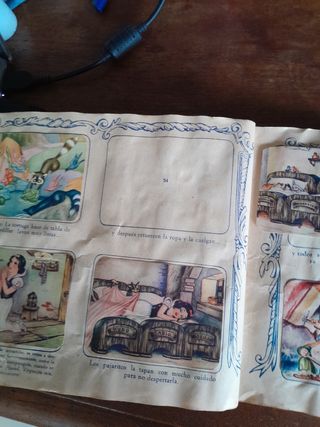 Álbum Cromos BlancaNieves y los 7 Enanos Film Dis
