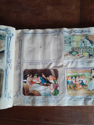 Álbum Cromos BlancaNieves y los 7 Enanos Film Dis