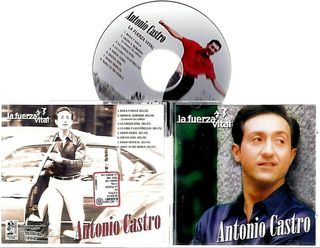ANTONIO CASTRO LA FUERZA VITAL CD 1998 LA BAMBOLIN