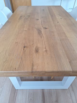 Mesa de comedor madera 90x160 cm