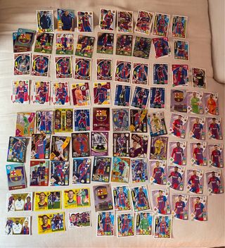 Lote 87 cromos FC Barcelona