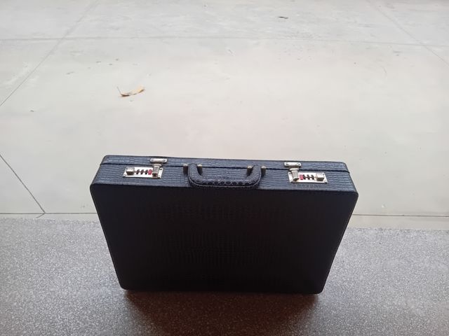 Maletín Vintage Piel Cocodrilo