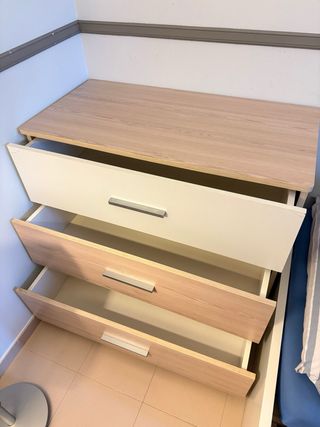 Cajonera Cómoda 3 Cajones Habitación