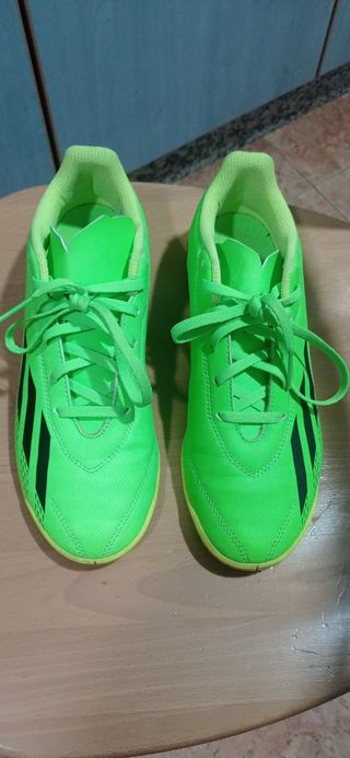 Adidas Fútbol Sala Verde y Amarillo