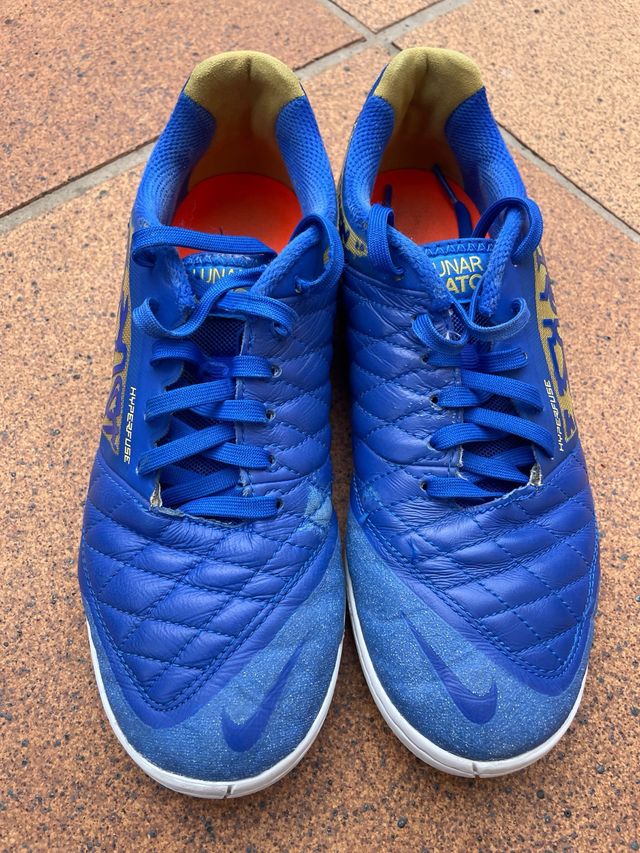 Zapatillas Nike Fútbol Sala Azul/Dorado