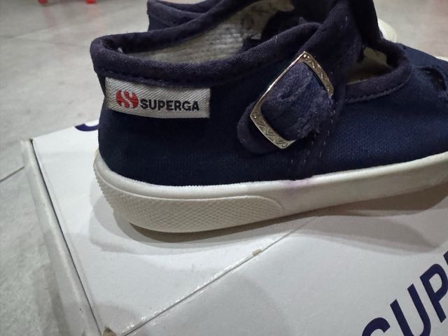 Scarpe bimbo Superga blu