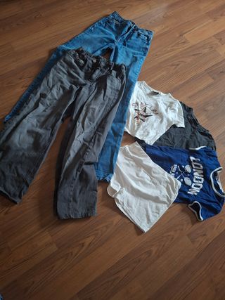 Lote Ropa Chica Jeans y Camisetas