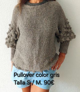 Jersey tejido artesanal lana llama