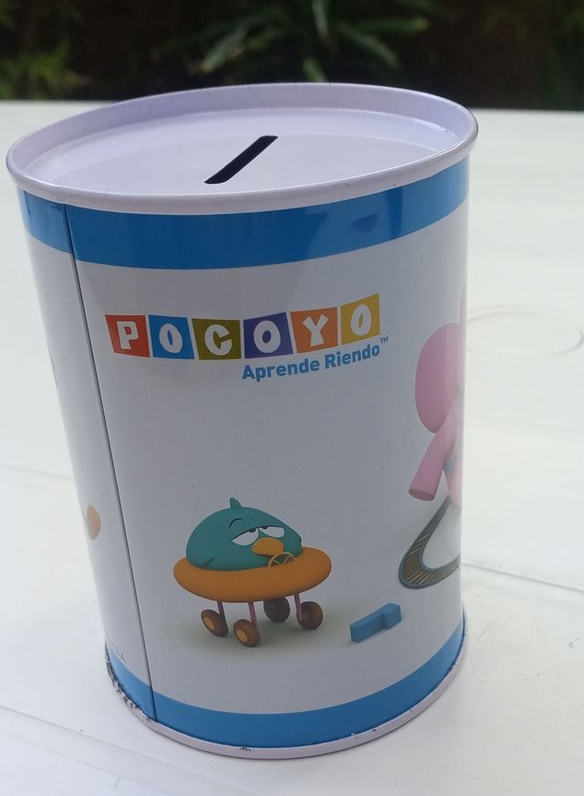 Hucha Pocoyó Metal Bresson Nueva
