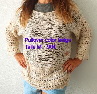 Jersey de punto de llama Talla M