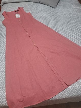 Vestido Zara rosa sin estrenar, tala L