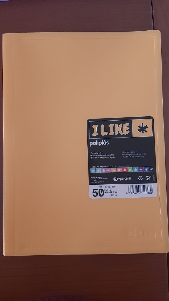 Lote 4 carpetas fundas colores pastel 50 fundas