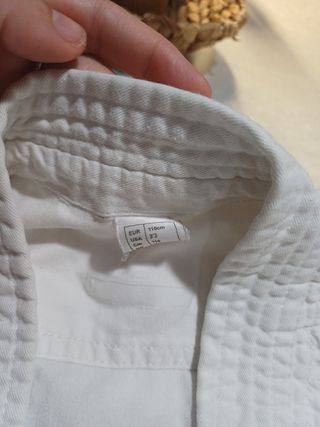 Traje kimono judo blanco
110 cm