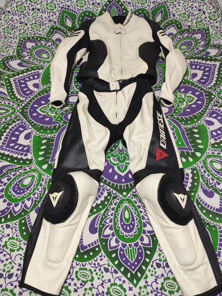 Traje de moto Dainese 2 piezas mujer, talla 52