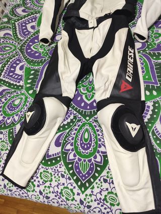 Traje de moto Dainese 2 piezas mujer, talla 52