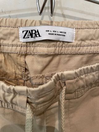 Pantalón Jogger ZARA Beige