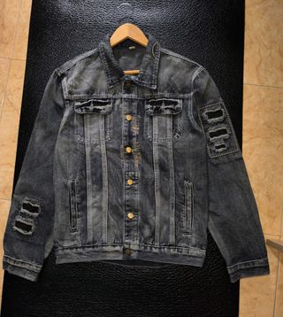 Chaqueta Vaquera Hombre Desgastada