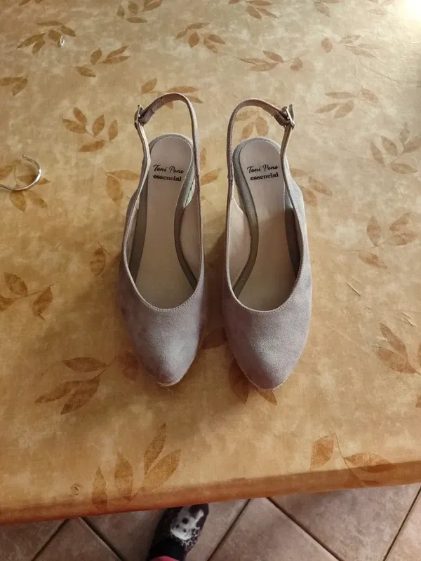 Toni Pons Espadrillas Pelle Scamosciata Grigio 37