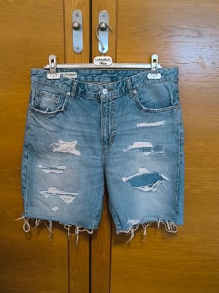 Pantalones cortos vaqueros Zara 