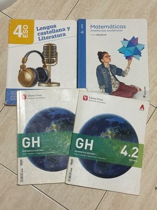 Libros de 4 de eso