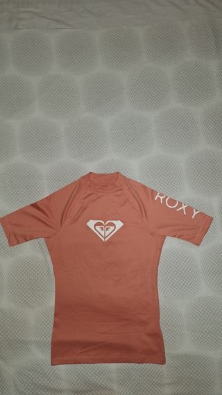 Camiseta Roxy Mujer Natación/Surf Manga Corta