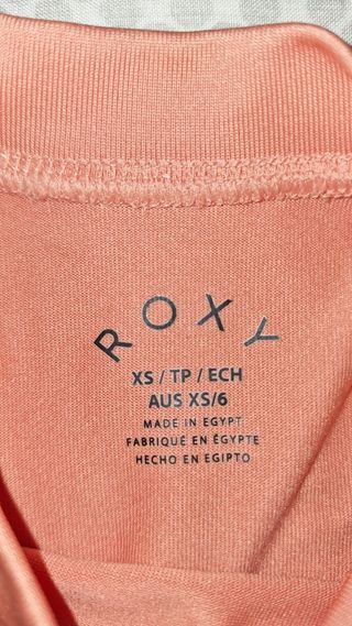 Camiseta Roxy Mujer Natación/Surf Manga Corta